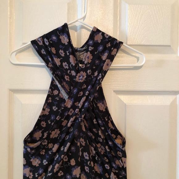 Free people floral print crisscross dress - Picture 7 of 7